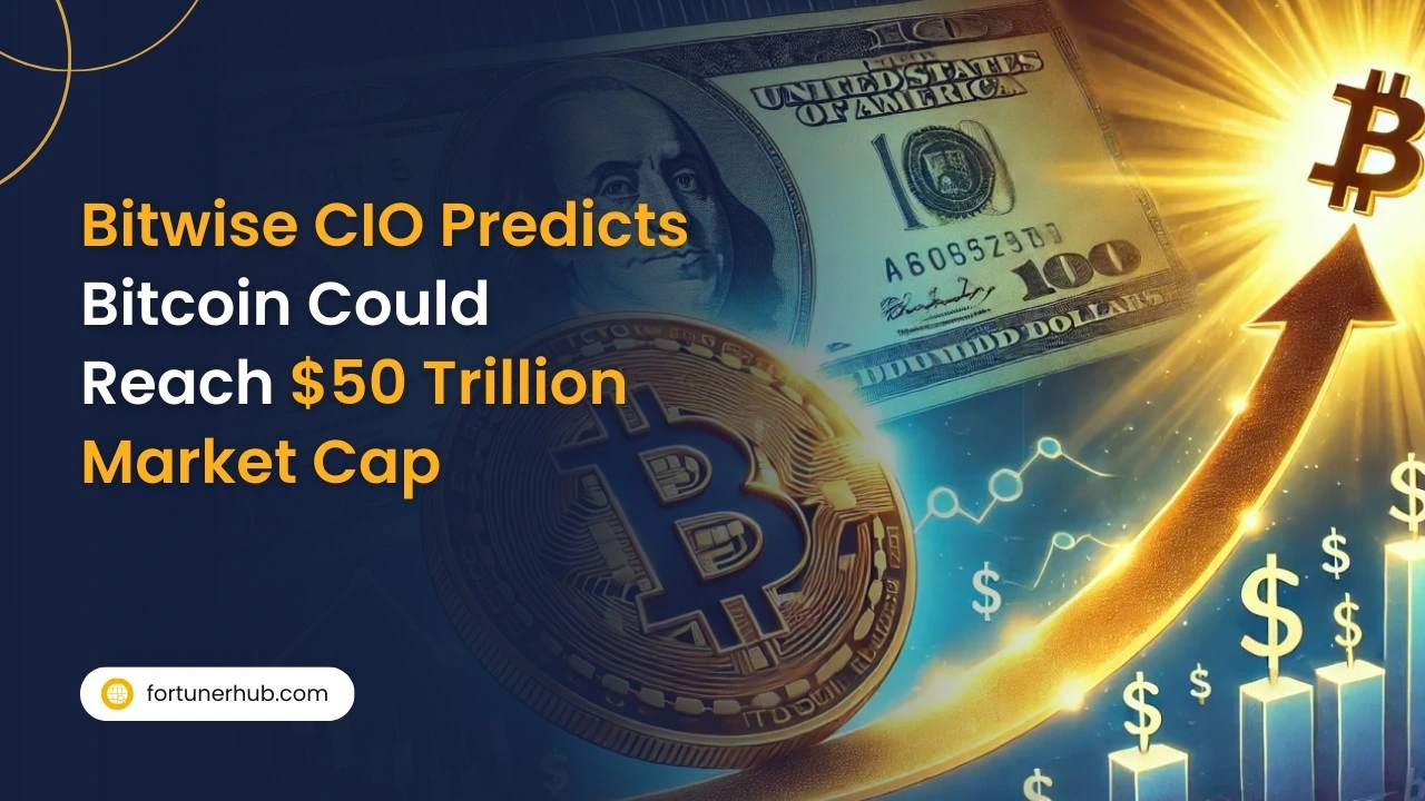 Bitwise CIO Predicts Bitcoin Could Reach $50 Trillion Market Cap