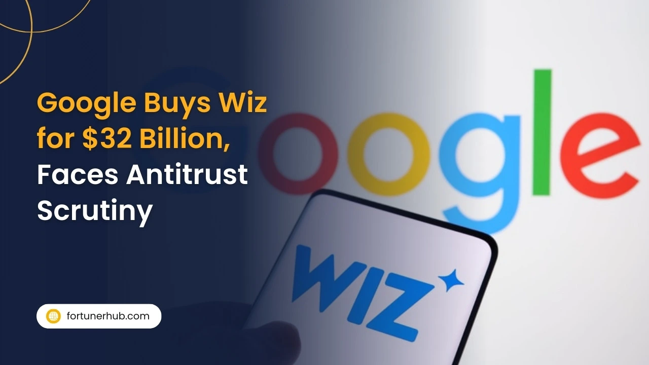 Google Buys Wiz for $32 Billion, Faces Antitrust Scrutiny