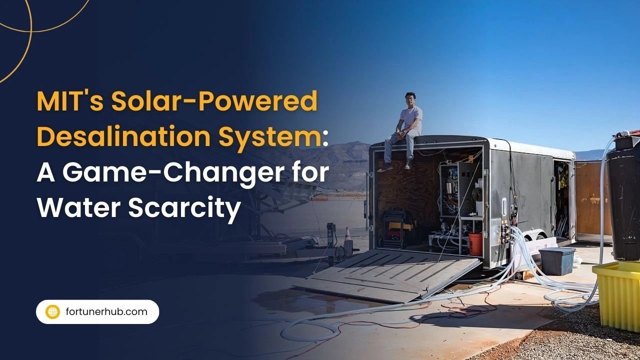 MIT's Solar Powered Desalination System A Game Changer for Water Scarcity
