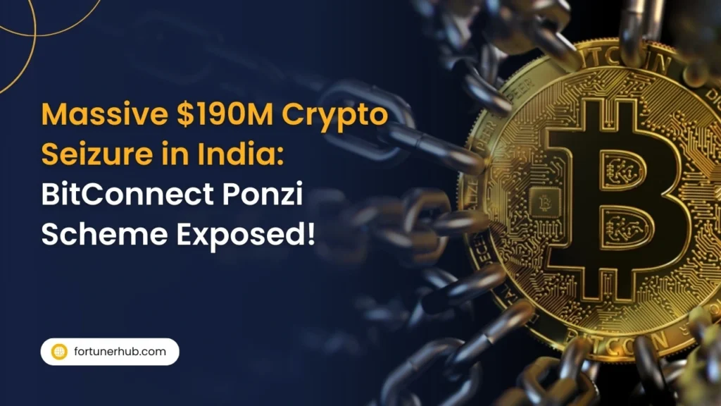 Massive $190M Crypto Seizure in India BitConnect Ponzi Scheme Exposed!