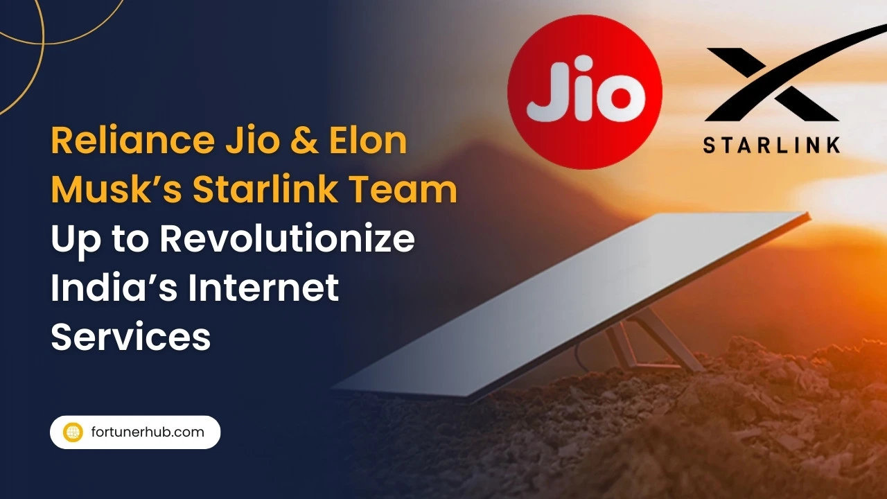 Reliance Jio & Elon Musk’s Starlink Team Up to Revolutionize India’s Internet Services