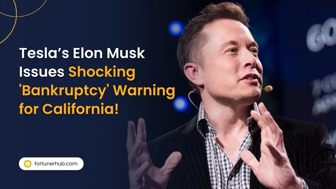 Tesla’s Elon Musk Issues Shocking 'Bankruptcy' Warning for California