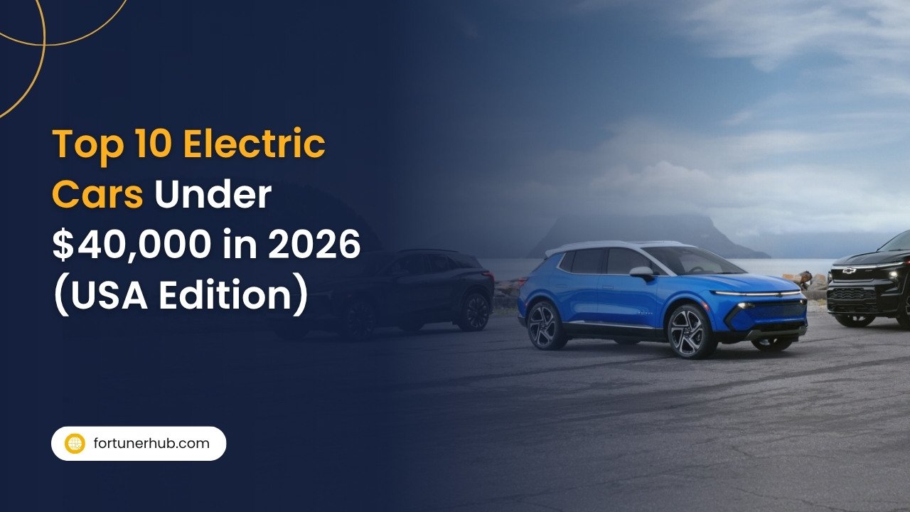 Top 10 Electric Cars Under $40,000 in 2026 (USA Edition)